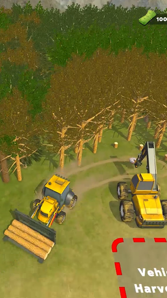 Mega Harvester: Lumber Factory - Image screenshot of android app