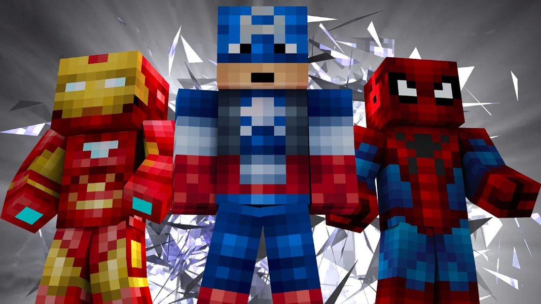 Superheroes Mod for Minecraft - عکس برنامه موبایلی اندروید