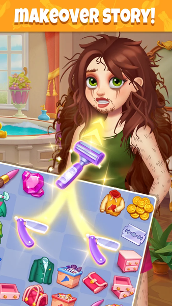 Makeover Story: Fashion Merge - Gameplay image of android game