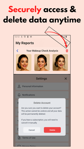 Makeup Check AI: AI Makeup - Image screenshot of android app