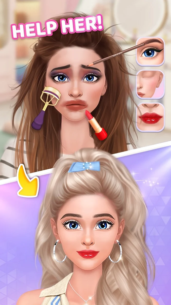 Daisy's Makeup Diary - Gameplay image of android game