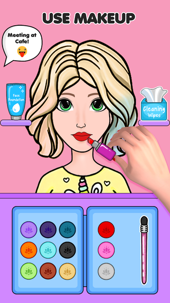 Sweet Paper Doll DIY Dress up - Gameplay image of android game