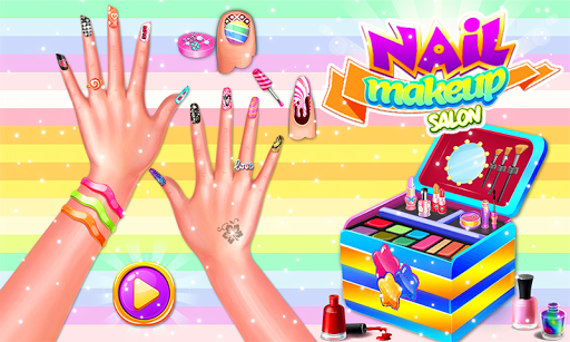 Girls Nail Salon: Nail Games - عکس بازی موبایلی اندروید