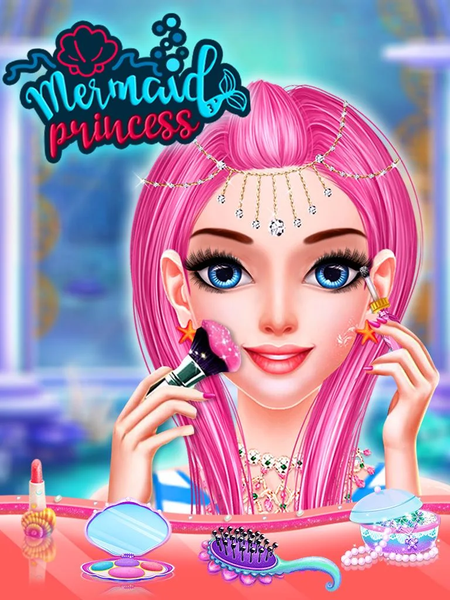 Mermaid Princess MakeUp Salon - عکس بازی موبایلی اندروید