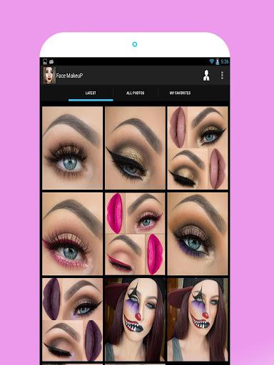 Face Makeup Pictures - Image screenshot of android app