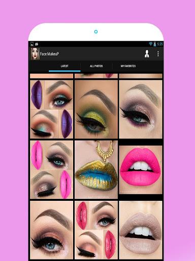 Face Makeup Pictures - Image screenshot of android app