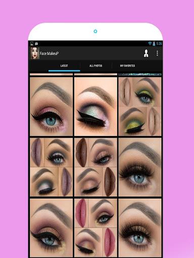Face Makeup Pictures - Image screenshot of android app