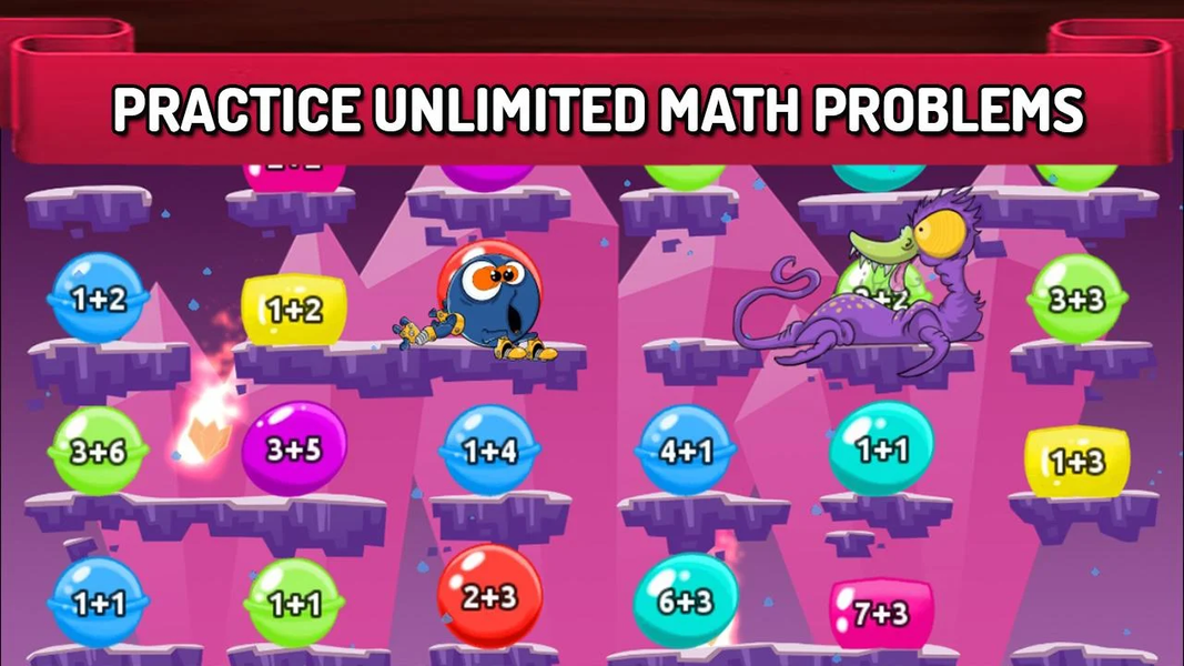 Monster Math Duel: Fun arithme - عکس بازی موبایلی اندروید
