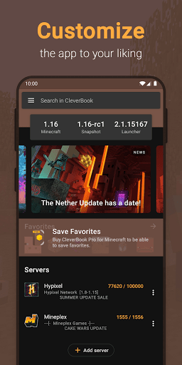 CleverBook for MC - عکس برنامه موبایلی اندروید