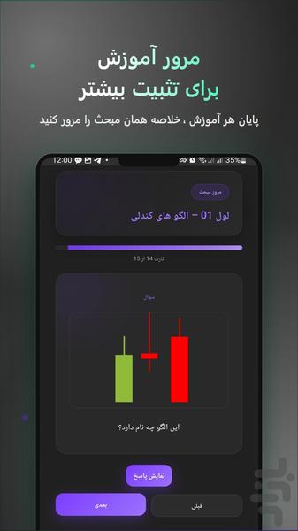 آموزش ترید رایگان  | تریگر ویو - عکس برنامه موبایلی اندروید