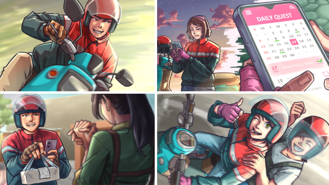 Ojol Life Simulator: Delivery - عکس بازی موبایلی اندروید