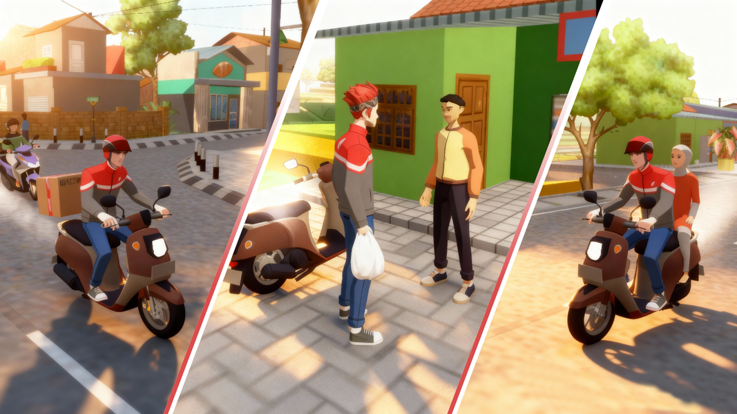 Ojol Life Simulator: Delivery - عکس بازی موبایلی اندروید