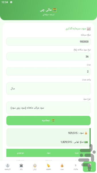 مالی چی - عکس برنامه موبایلی اندروید