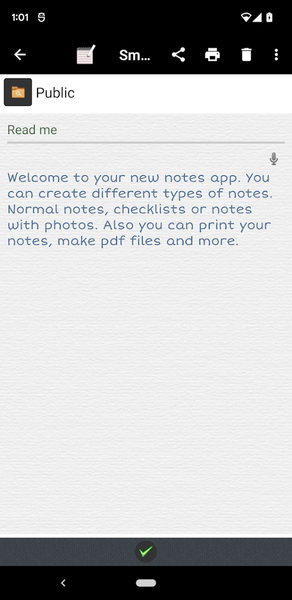 Smart Notes App - عکس برنامه موبایلی اندروید
