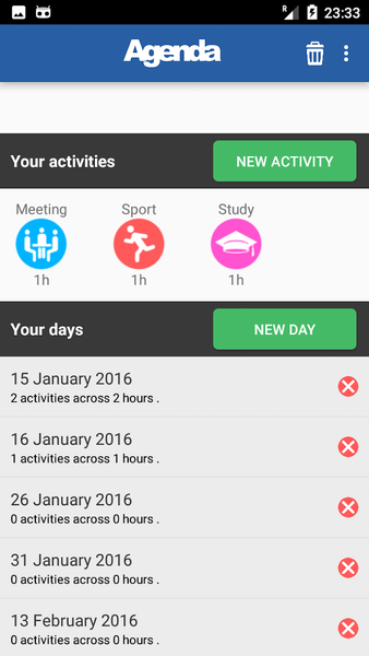Agenda Planner Organizer - عکس برنامه موبایلی اندروید
