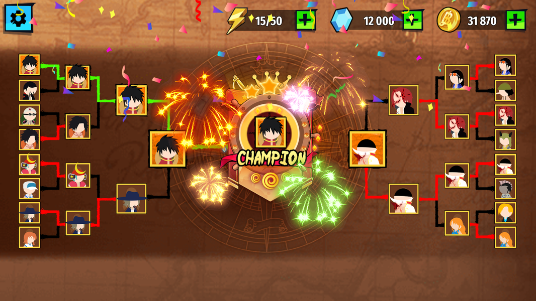 Stick Pirates Fight - Gameplay image of android game