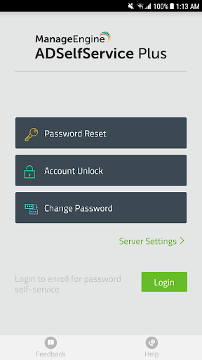 ADSelfService Plus - Image screenshot of android app