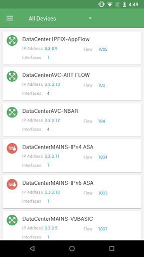 NetFlow Analyzer - عکس برنامه موبایلی اندروید
