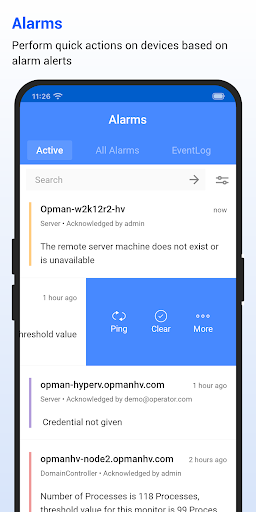 OpManager - Network Monitoring - Image screenshot of android app