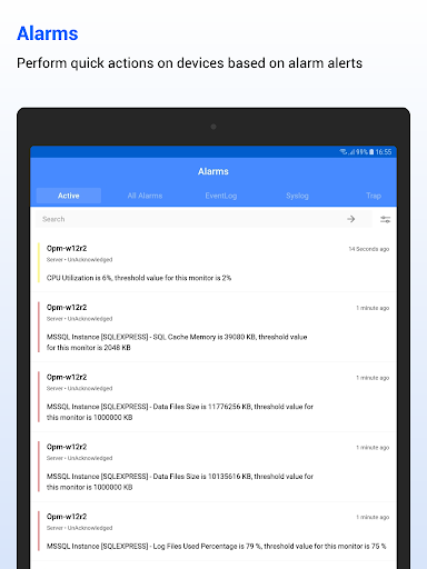 OpManager - Network Monitoring - عکس برنامه موبایلی اندروید