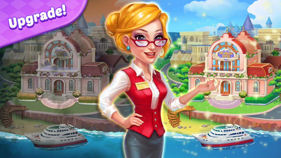 My Grand Hotel: Hotel manager - Gameplay image of android game