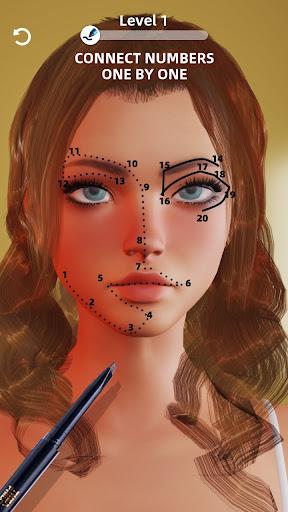 ۳D Makeup sims - عکس بازی موبایلی اندروید