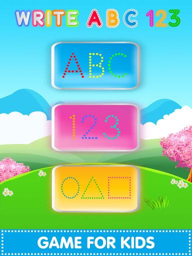 ABC123 English Alphabet Write - Gameplay image of android game