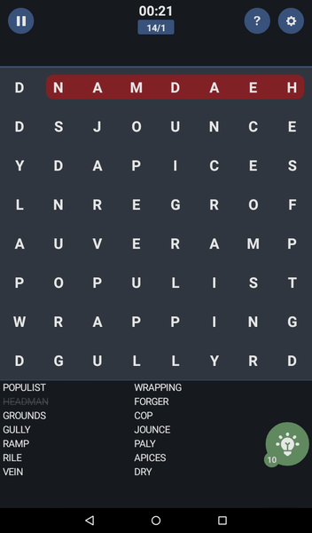 Word Search - عکس بازی موبایلی اندروید
