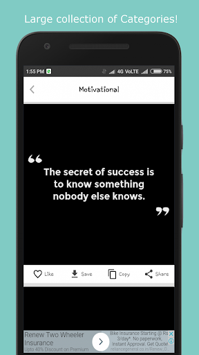 Quotes and Status - Image screenshot of android app