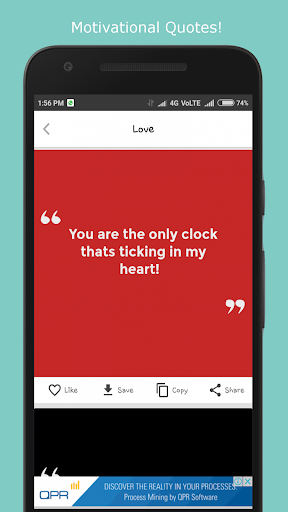 Quotes and Status - عکس برنامه موبایلی اندروید