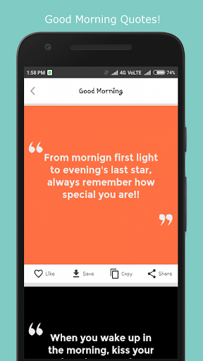 Quotes and Status - عکس برنامه موبایلی اندروید