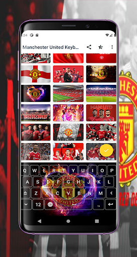 MAN UTD Keyboard Theme - عکس برنامه موبایلی اندروید