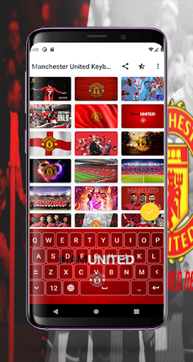 MAN UTD Keyboard Theme - عکس برنامه موبایلی اندروید