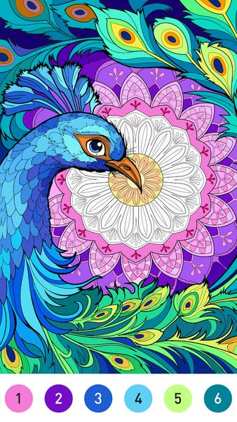 Mandala Color by Number Book - عکس بازی موبایلی اندروید