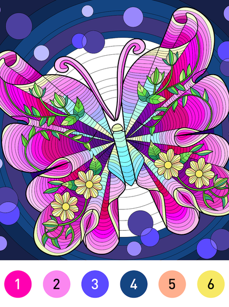 Mandala Color by Number Book - عکس بازی موبایلی اندروید