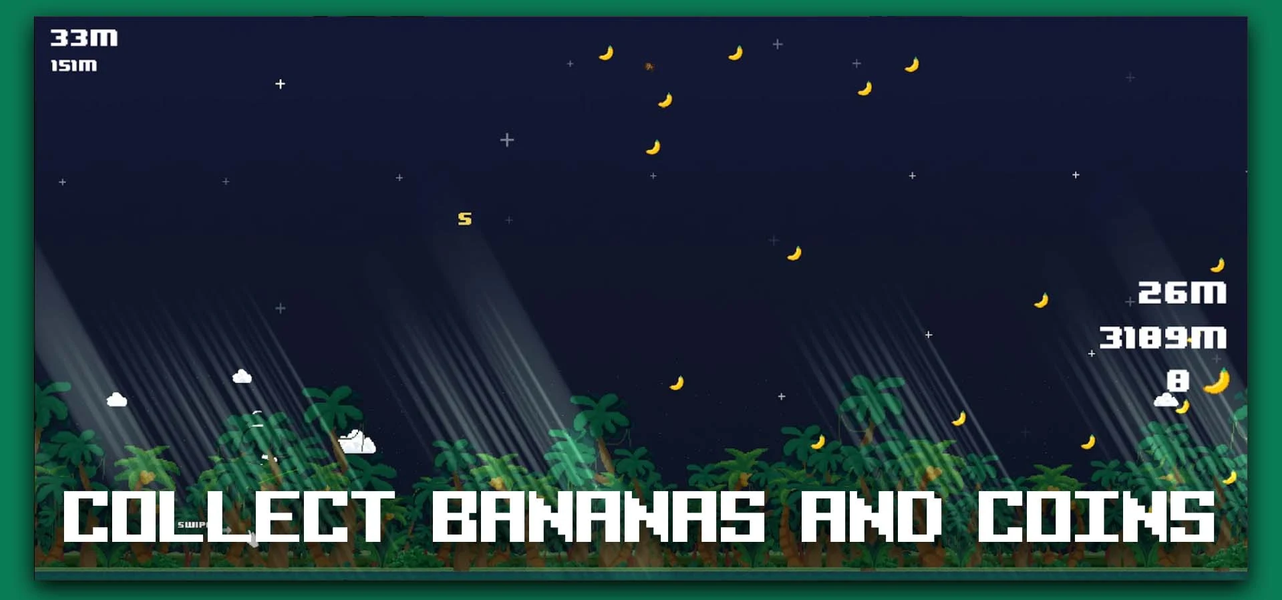 SaruTobi: Play to earn Bitcoin - Gameplay image of android game