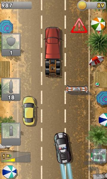 Police Rocket Race - Gameplay image of android game