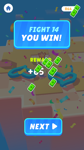 Draw Battle 3D - Gameplay image of android game