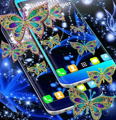 Live Wallpaper With Butterflies - Image screenshot of android app