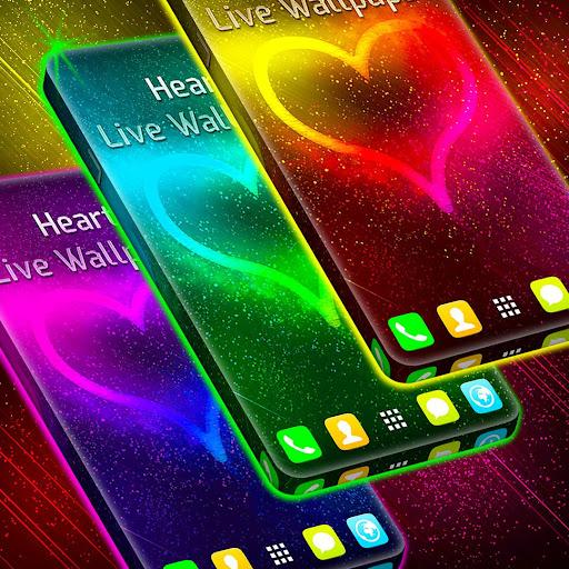 Heart Live Wallpaper - Image screenshot of android app