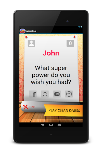 Truth or Dare for Kids & Teens - Gameplay image of android game