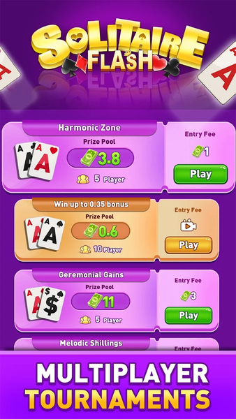 Solitaire Flash - Gameplay image of android game