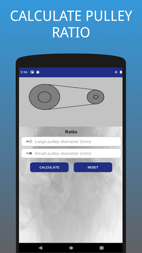 Pulley ratio outlet calculator