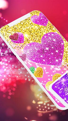 Glitter Wallpaper- Sparkling Background - Image screenshot of android app