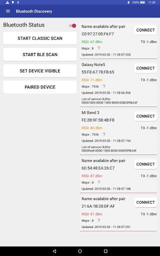 Bluetooth Finder Scanner Pair - عکس برنامه موبایلی اندروید