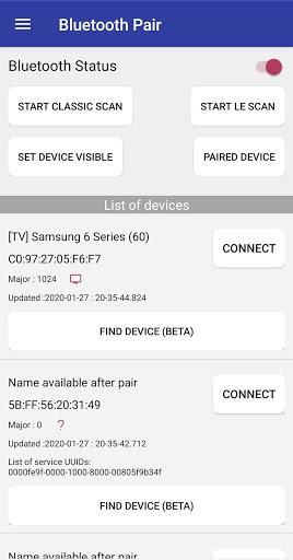 Bluetooth Finder Scanner Pair - عکس برنامه موبایلی اندروید