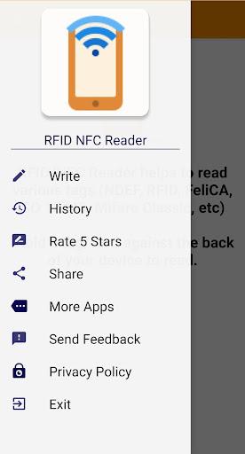 NFC RFID Reader Tools tag - عکس برنامه موبایلی اندروید