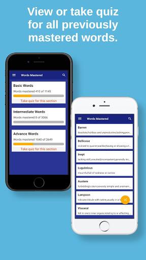 Vocabulary builder app : Free offline vocabulary - Image screenshot of android app