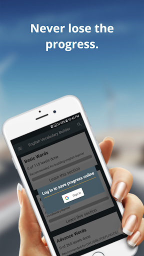 Vocabulary builder app : Free offline vocabulary - Image screenshot of android app