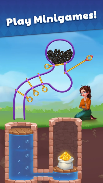 Mansion Mystery : Match 3 Game - Gameplay image of android game